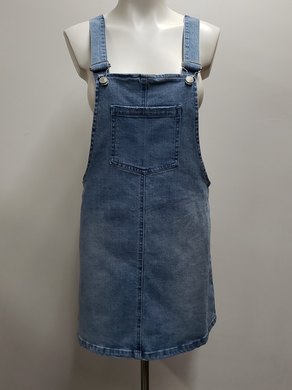 Sybilla Jumper Overall Denim Dress Women's Large